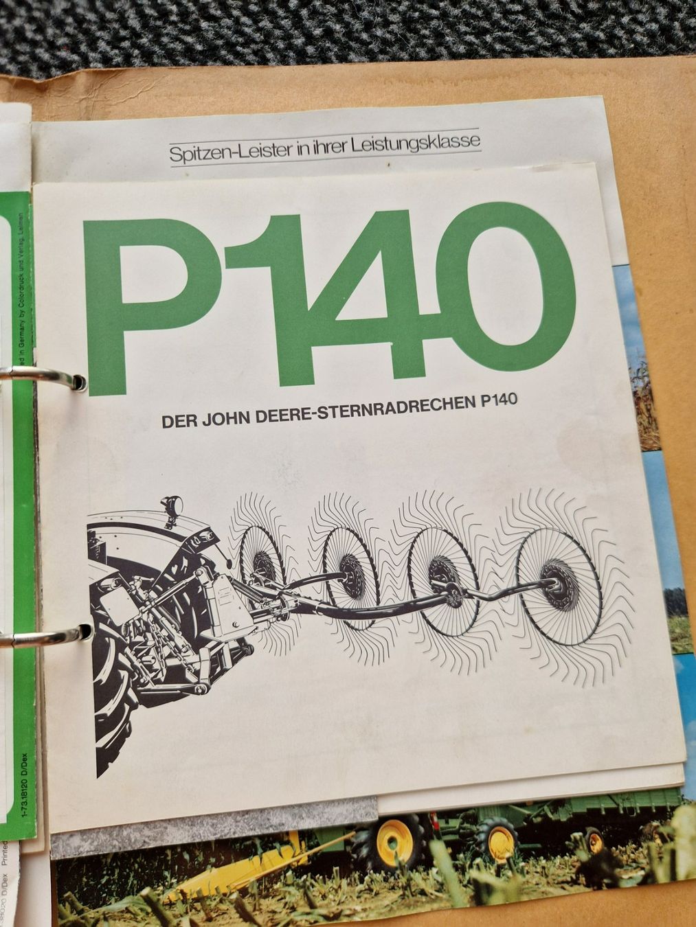 John Deere Trattori: Original John Deere Oldtimer Landmaschinen Prospekte – Usato da Dürnten venduto da Bachtel84 5