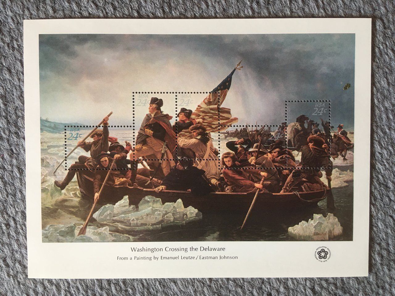 Tutti i francobolli: USA 4 Sonderblocks Bicentennial 1976 ** – Usato da Nesslau venduto da zueri6 4