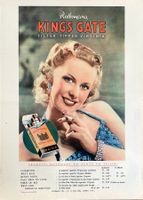 Kings Gate Cigarettes - Alte Werbung / Publicité 1948