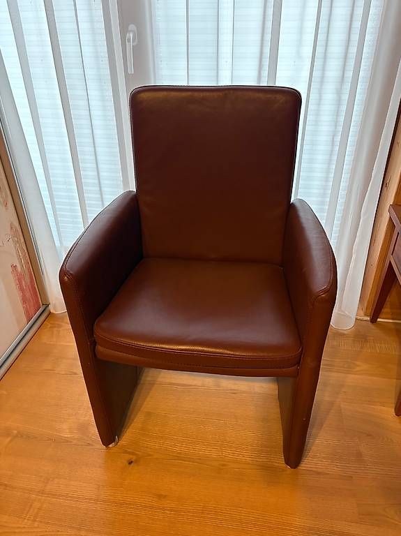 Poltrone: Brown Leather Armchair – Usato da Zürich venduto da James_Kr