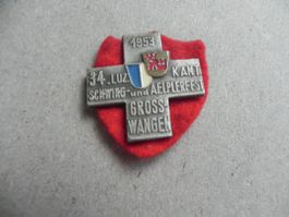 Abz. Brosche Kant. Schwingfest Schwingen Grosswangen LU 1953