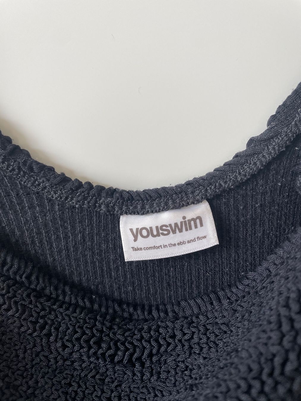 Costumi da bagno & Bikini: Youswim Badeanzug, Stretch 1, crinkle, schwarz – Usato da Neukirch an der Thur venduto da bee88 1