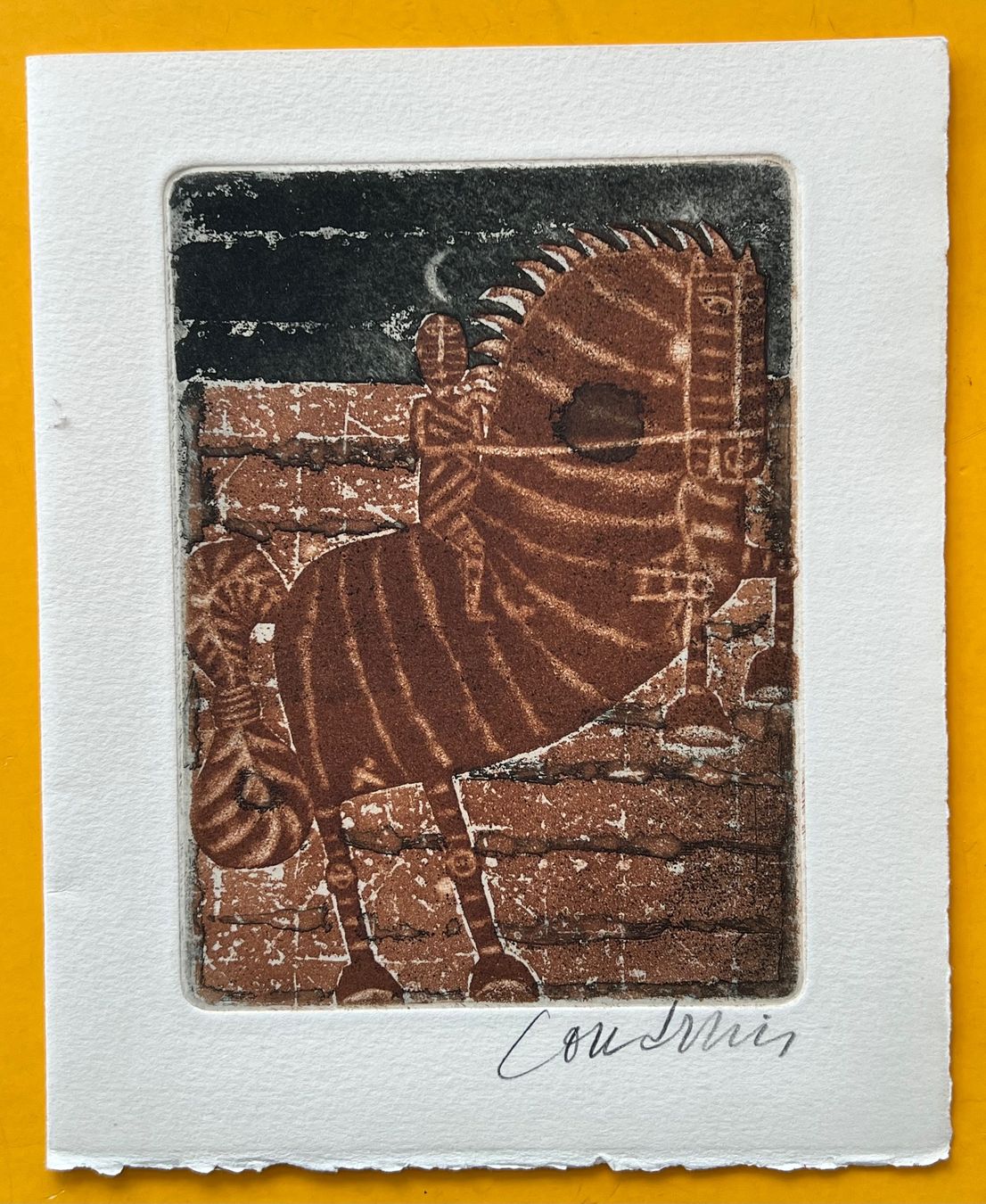 Gemälde: Brigitte Coudrain 2x Original Radierung 1969 und 1981 – Gebraucht aus Adliswil von bilderboerse-zuerich 5
