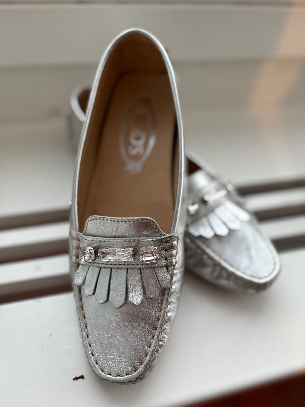 Tod'S Scarpe da donna: Tod's tg. 37,5 argento – Usato da Rancate venduto da FiorAngela011