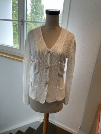 Max Mara Baumwoll-Strickjacke Grösse S