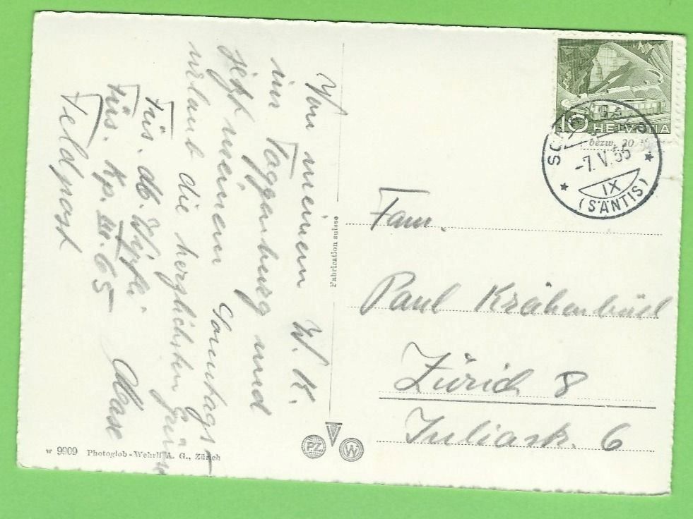 Cartes postales: Säntis - Schwebebahn – D'occasion à Zürich par t24_de 1