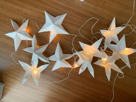 Ikea; Lichterkette Sterne; ca. 10 Meter; Wie Neu