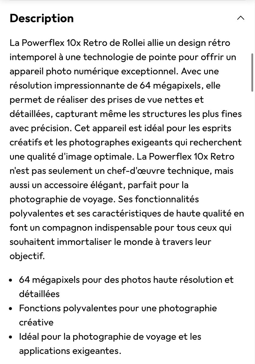 Rollei Fotocamera: Rollei Retro Powerflex avec garantie – Nuovo e nell'imballaggio originale da Corserey venduto da ter_dhy6 1