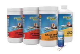 Planet Pool Poolchemie Starterset Chlor inkl. Schnell-Chlor