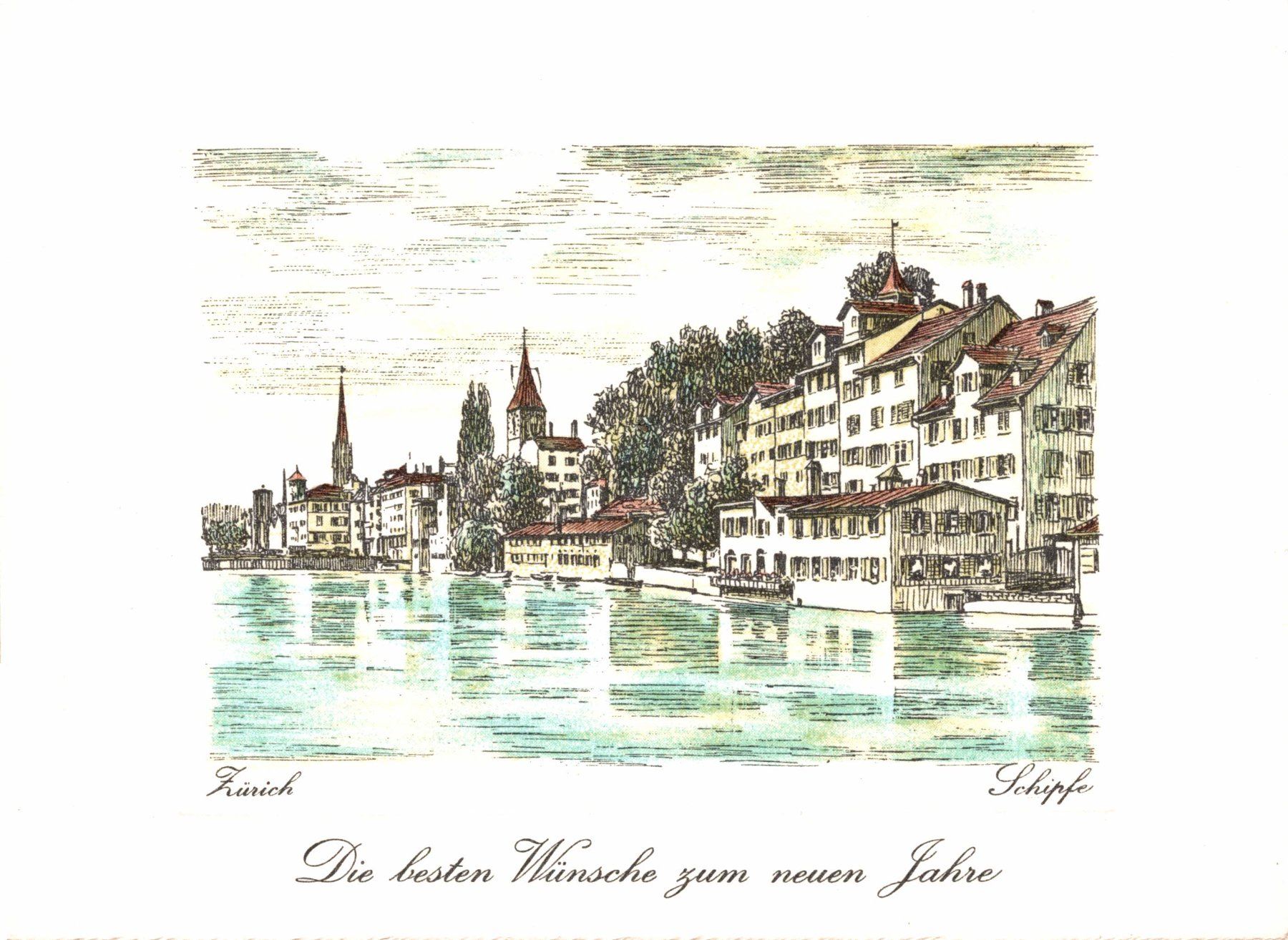 Cartoline postali: 5 Neujahrskärtchen Zürich – Usato da Bronschhofen venduto da Astore 4