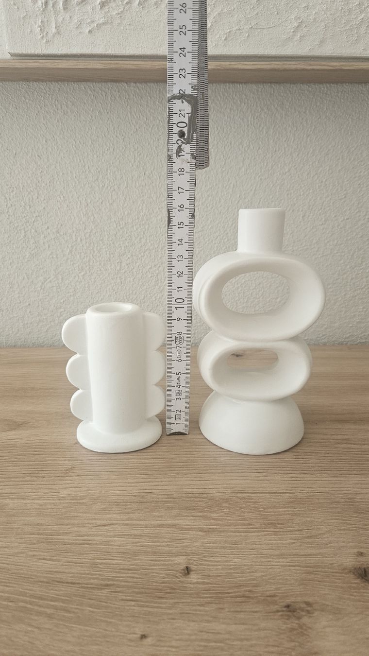 Maisons du monde Portacandele: Kerzenständer Weiss Maison du Monde – Usato da Wetzikon ZH venduto da ELIVNE 2