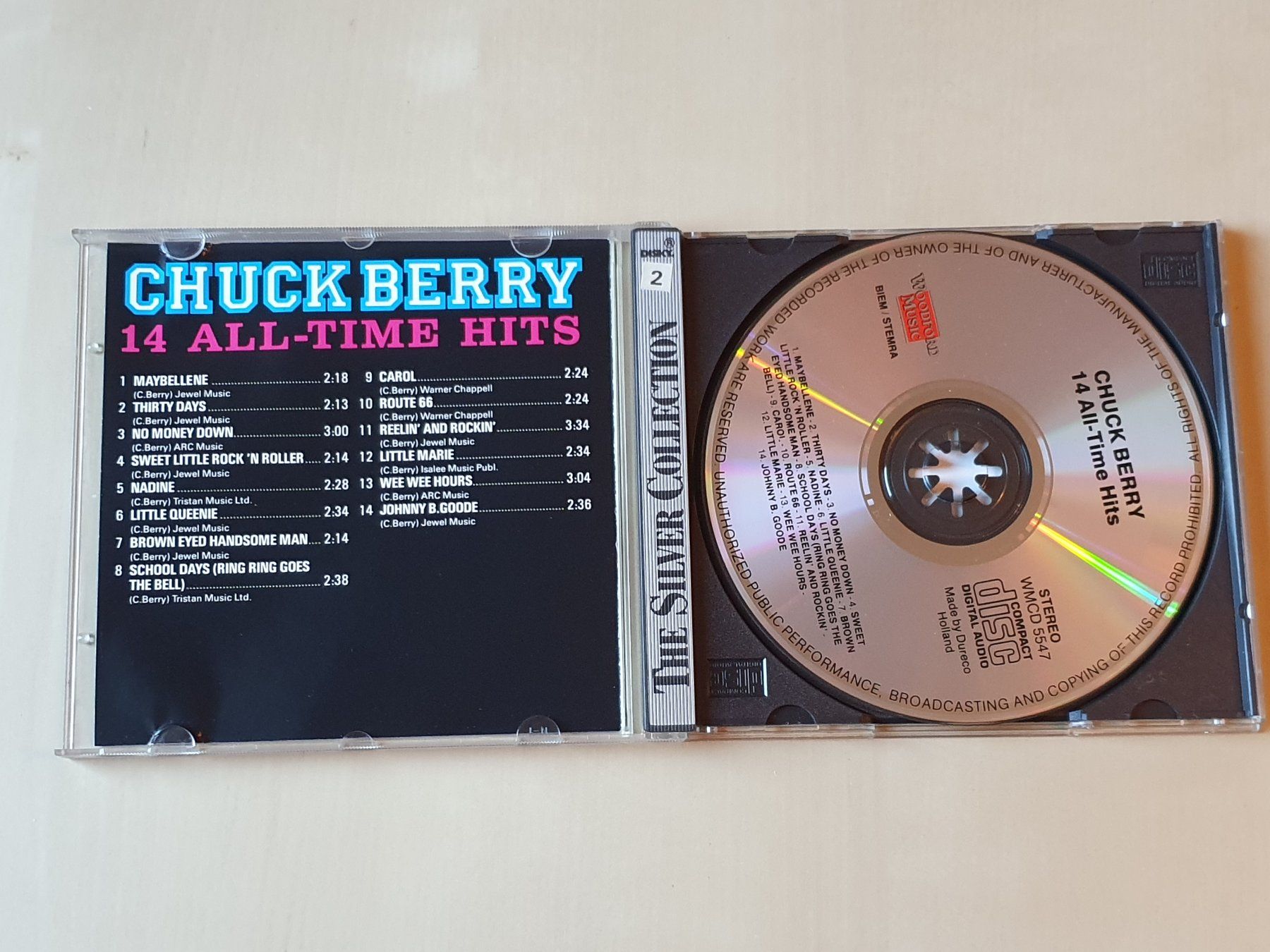 CD: Chuck Berry 14 All-Time Hits – Usato da Stansstad venduto da collectorsshop 2