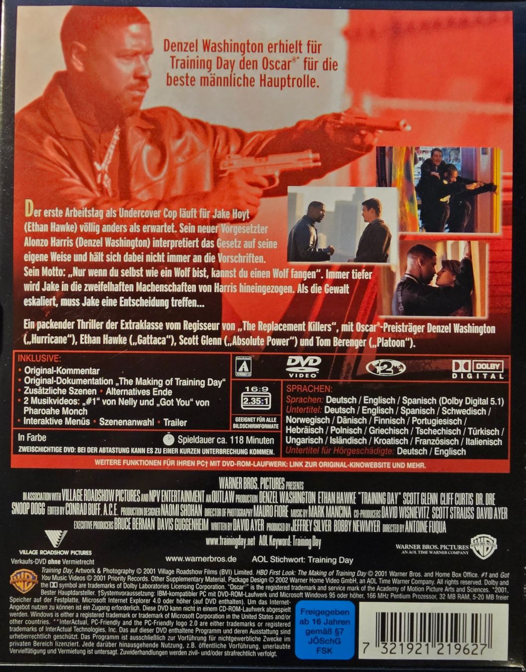 Alle DVDs: TrainingDay – Gebraucht aus Wahlen b. Laufen von Cg10 1
