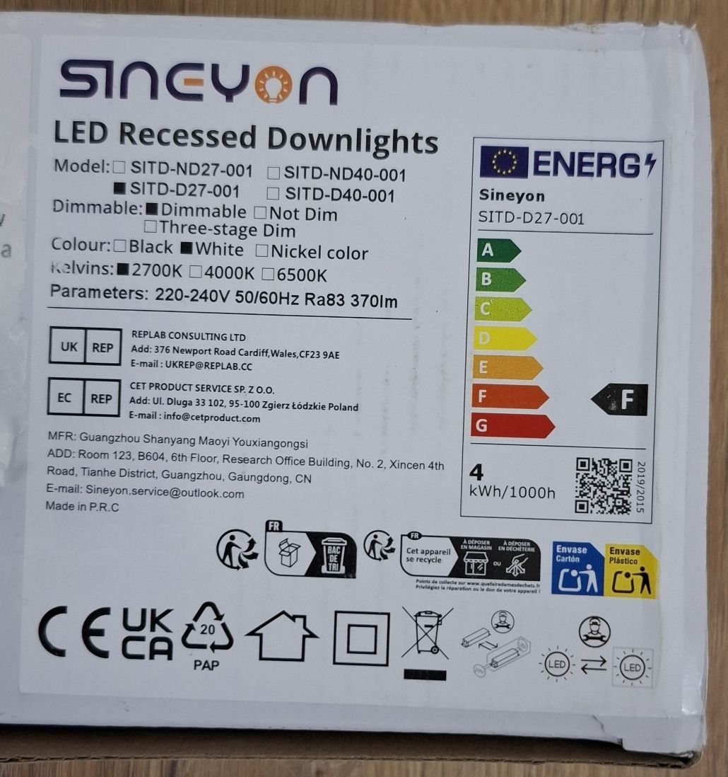 Kronleuchter & Deckenlampen: 12er-Set LED Einbaustrahler Sineyon – Dimmbar & CCT – Neu und originalverpackt aus Bern von PGyg-CH 4