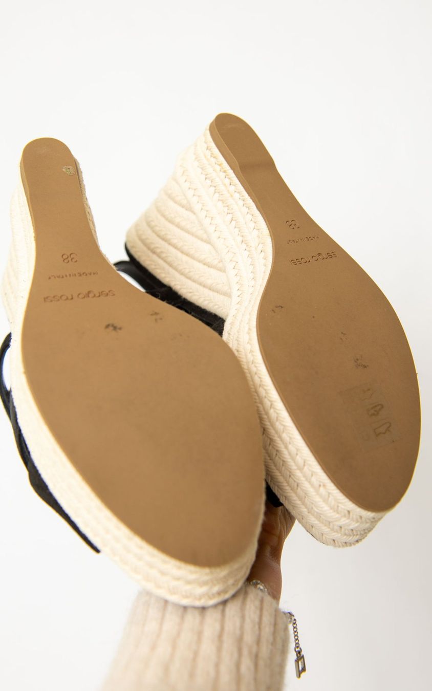 Scarpe da donna: Sergio Rossi Royal Nero Sandalen - Gr. 38 – Usato da Illnau venduto da Monkky 5