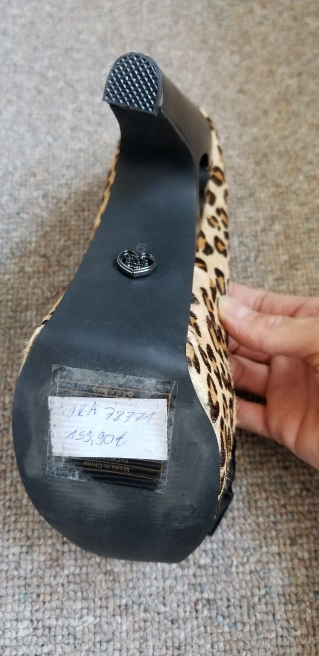 Scarpe da donna: Schuhe mit Absatz Leopardenmuster – Nuovo e nell'imballaggio originale da Vitznau venduto da Martineni 5