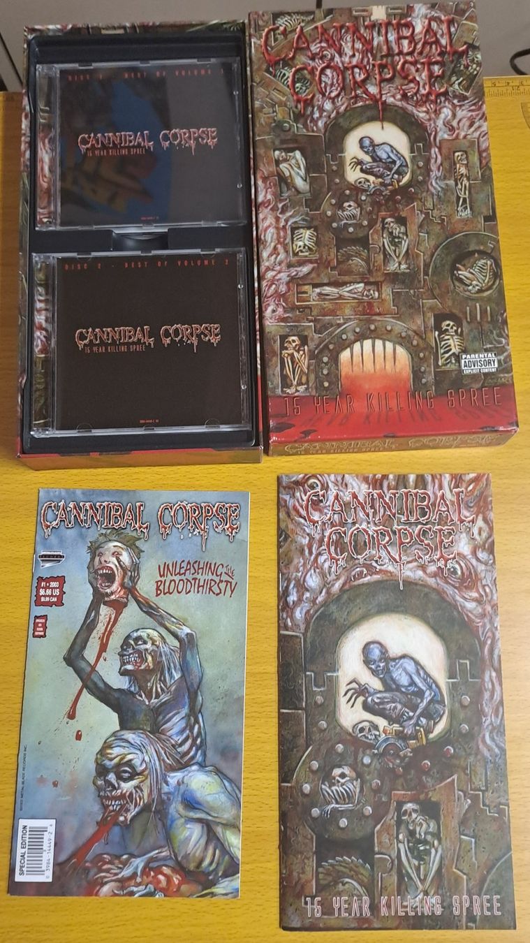 CDs: Cannibal Corpse 15 Year Killing Spree Boxset – D'occasion à Bünzen par Rtron 2
