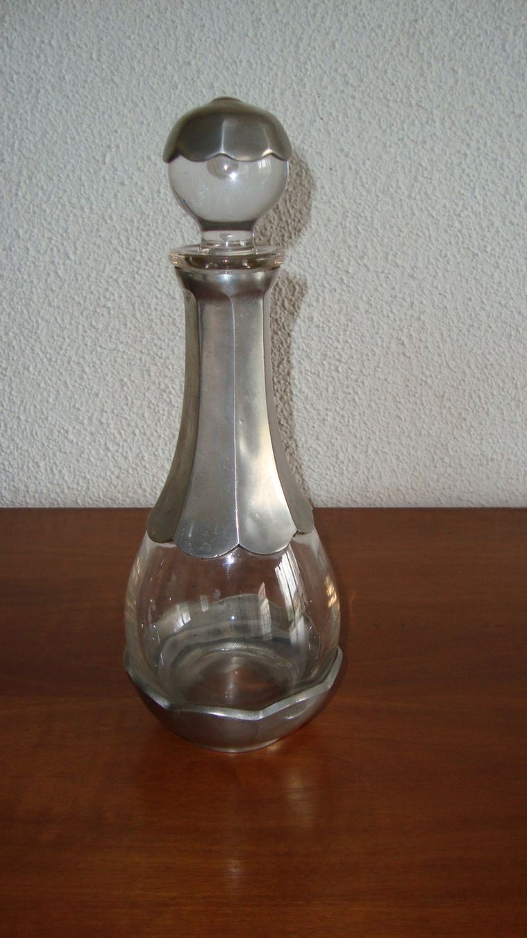Caraffe: Karaffe aus Zinn 95% / Glas – Usato da Grosswangen venduto da Original1970