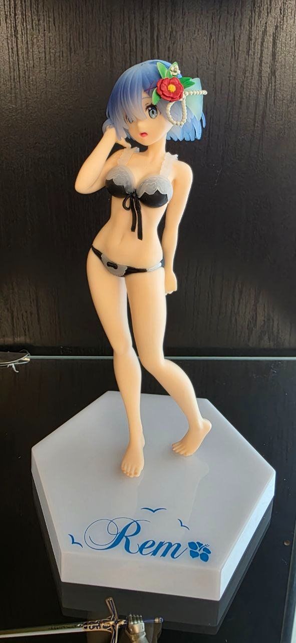 Statuette: Re:Zero Rem EXQ Vol.2 Black Bikini Banpresto Figur – Usato da Liestal venduto da ric_t29x 1