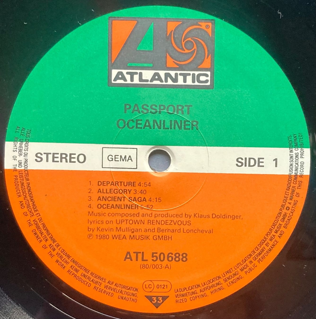 Vinyles: PASSPORT - OCEANLINER – D'occasion à Poliez-Pittet par Newtown-Records 2