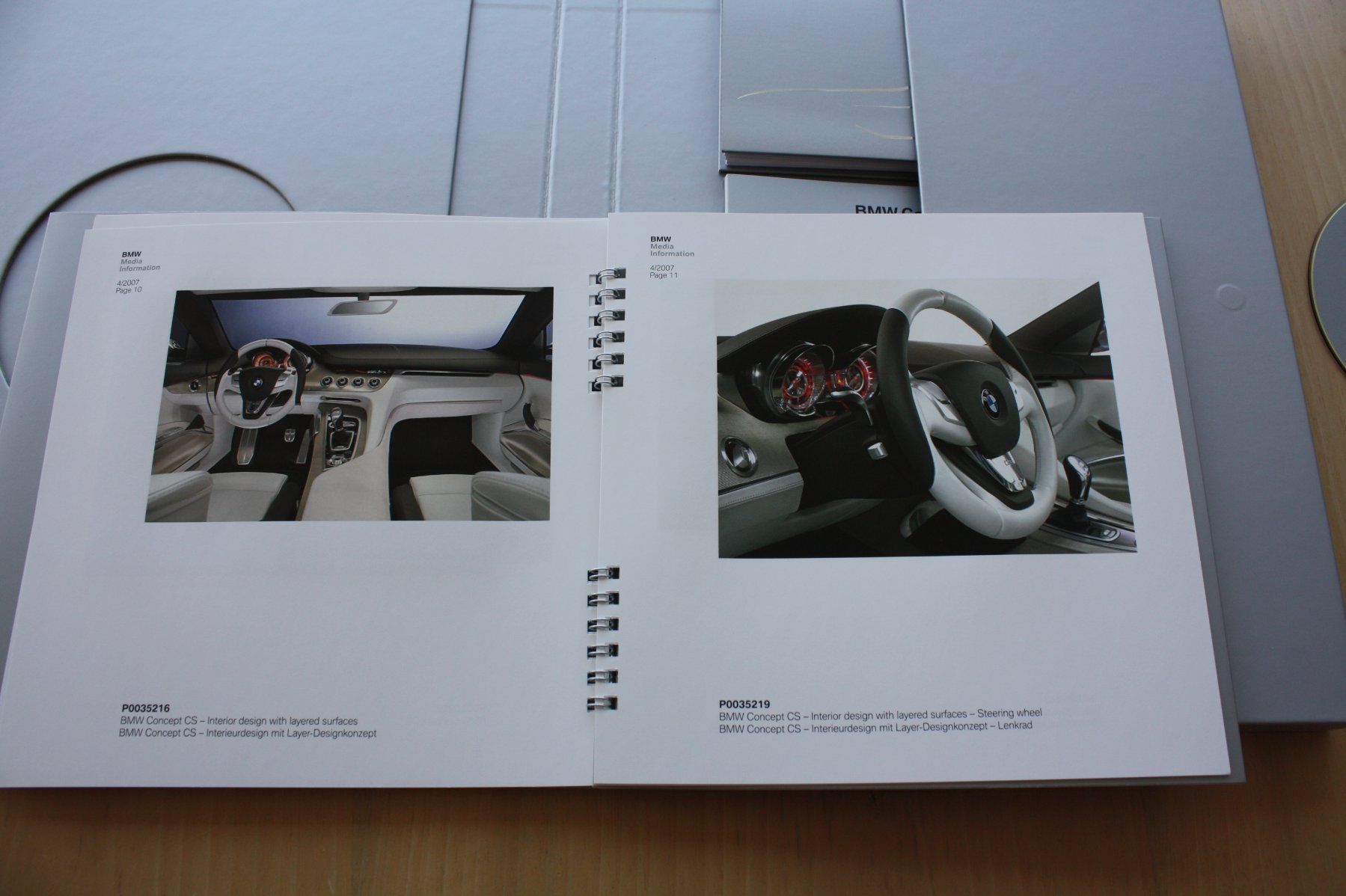 BMW Documenti: BMW Concept CS Pressemappe/CD  4/2007 – Usato da Wikon venduto da erwin400 6