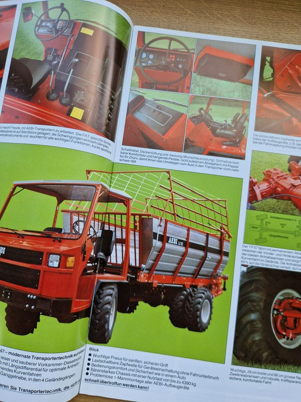 Aebi Trattori: Original Prospekt Aebi Transporter TP67 – Usato da Dürnten venduto da Bachtel84 1