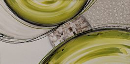 Abstraktes Acrylbild