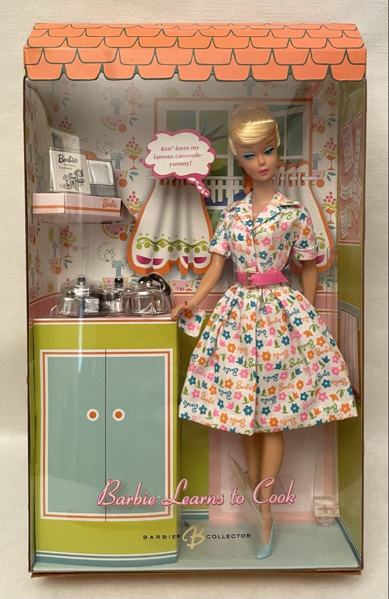 Puppen: Barbie, Learns to cook 1965, Repro 2007, NRFB – Neu und originalverpackt aus BÜLACH von arun8184