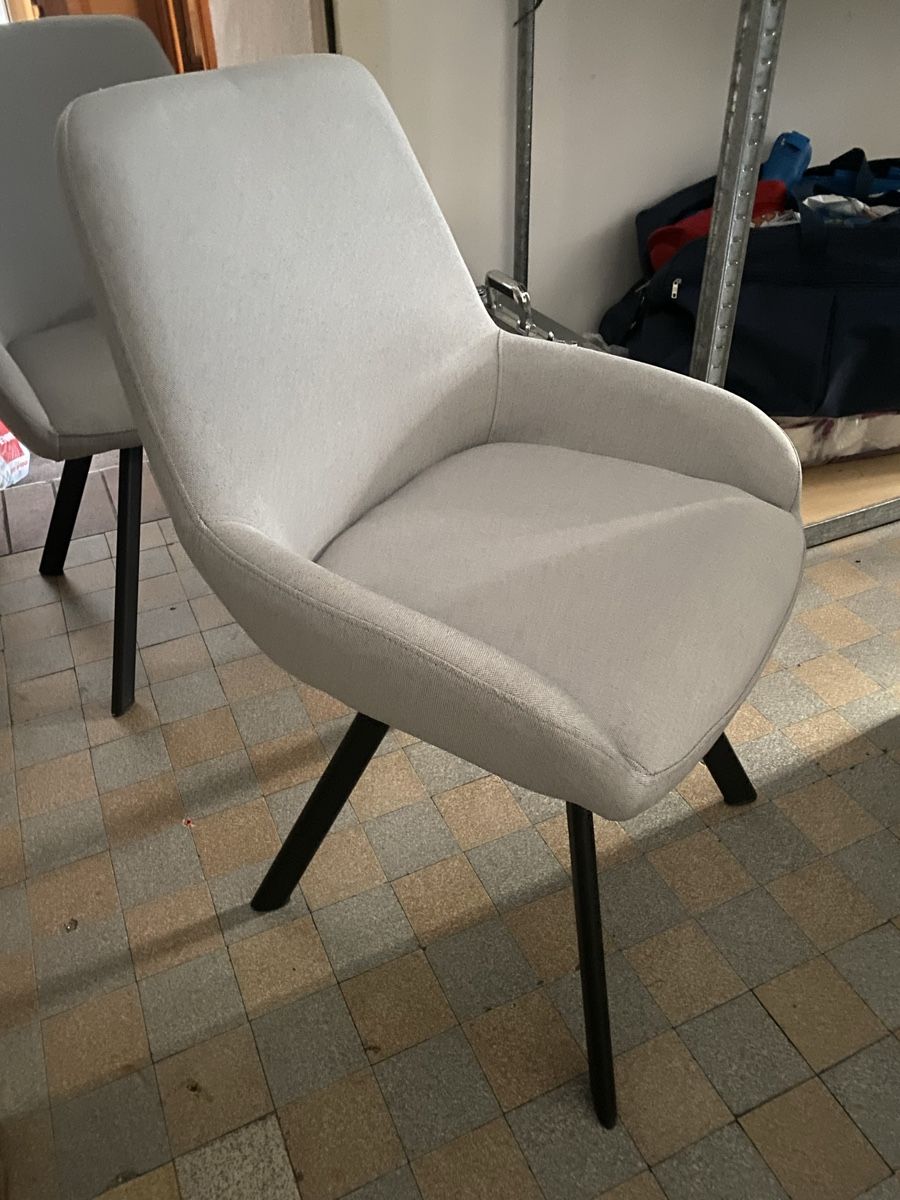 Stühle: 4 Stühle in Grau stoff Neuware – Neu (gemäss Beschreibung) aus Ettingen von inf_vhc7 3