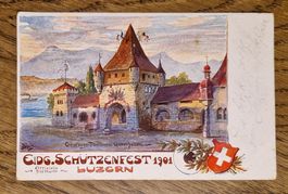 Eidg. Schützenfest Luzern 1901, Empfangspavillon