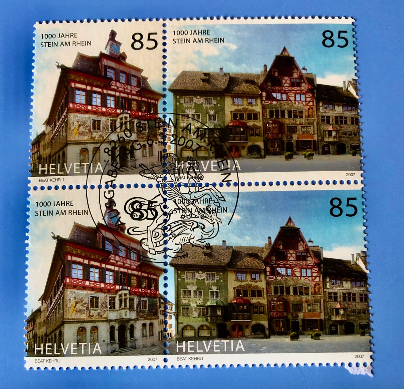 Tutti i francobolli: Nr.1217 / 1218 BRIEFMARKEN GESTEMPELT 2007 – Usato da Aarau venduto da Billa007