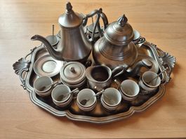 Service the/café ZINN 95% Complet 12 pers. + plateau