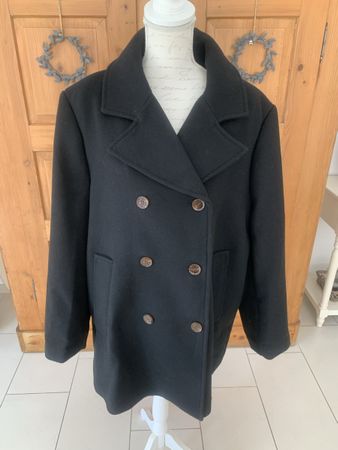 Lässiger Kurzmantel von H&M Gr. XL schwarz 