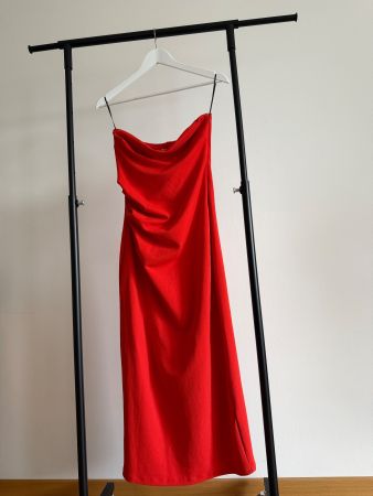 H&M rotes Maxikleid – Gr. S, 1x getragen