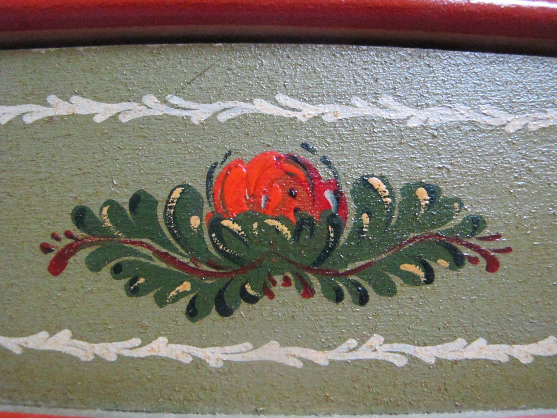Schmuckkästen: Schmuck Schatulle /mit Bauernmalerei/Alt – Gebraucht aus Löhningen von Chimae67 6