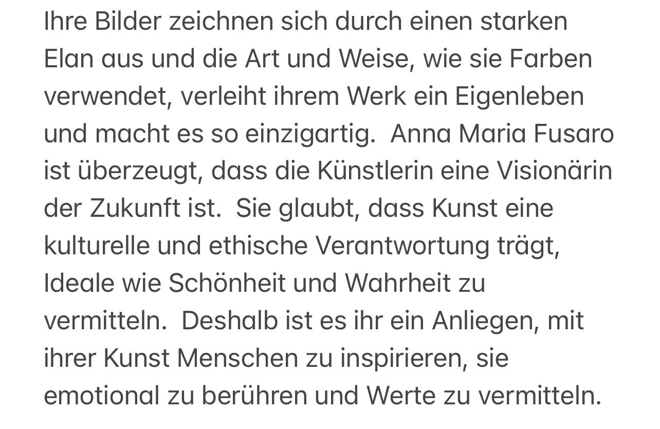 Dipinti: Fusaro Anna Maria 1988 – Usato da Grosshöchstetten venduto da Perle1951 7