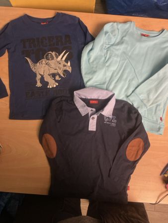 3 CFL Jungen Oberteile, Langarmshirts, Gr.104/110, Top!