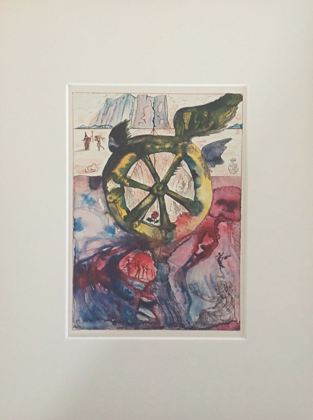 Grafiken & Lithographien: Salvador Dali  MS-6/7-pp: Höllenrad – Gebraucht aus Nennigkofen von Sommersonnen 2