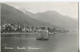 Locarno-Muralto (Rivapiana) dal lago 1955