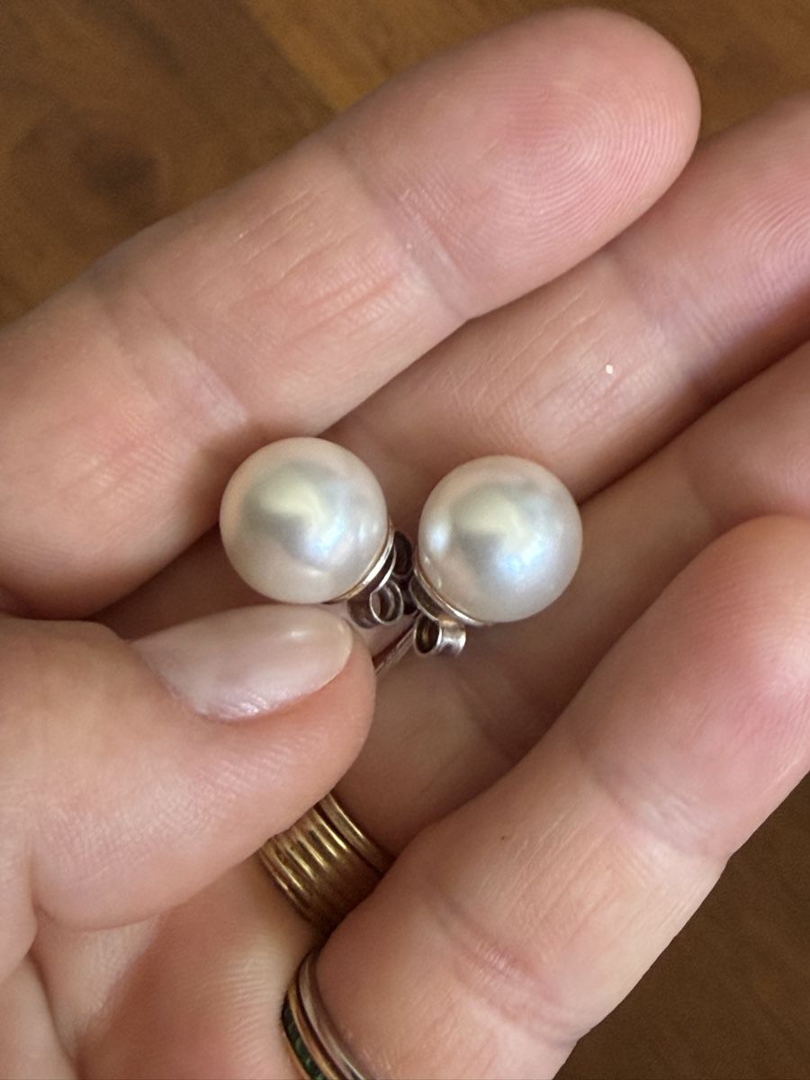 Boucles d'oreille: Orecchini con perle argento 925 – D'occasion à Cademario par Iby_30