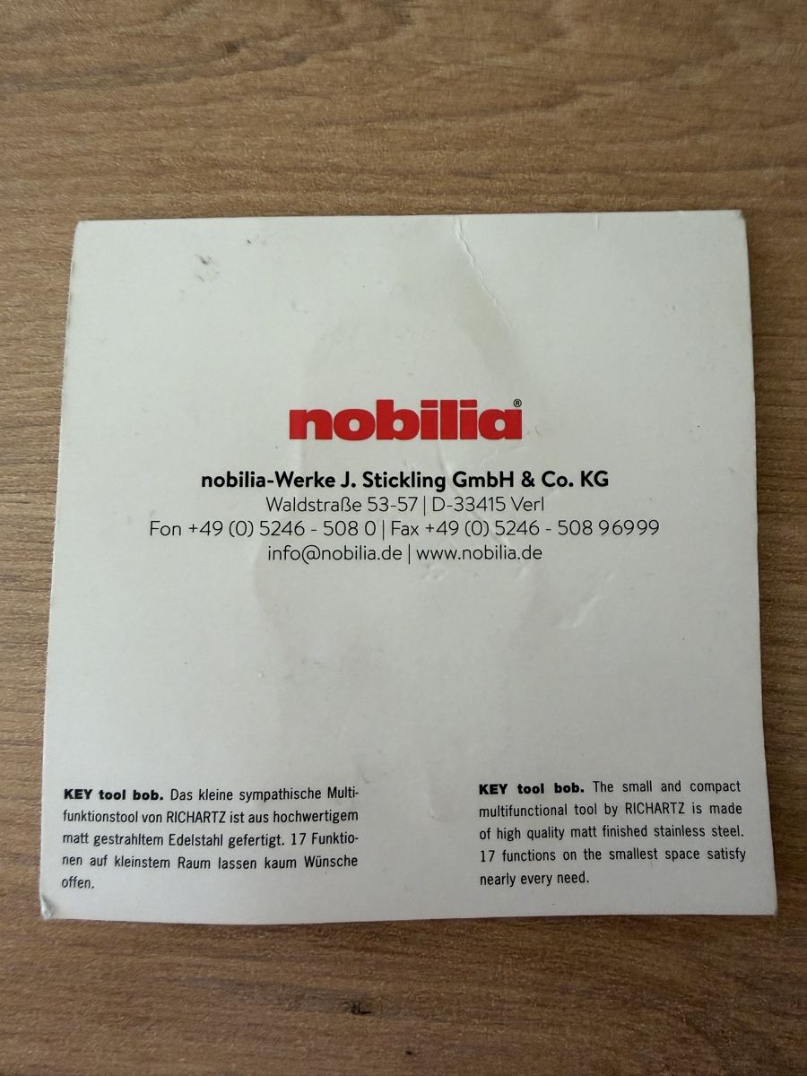Tous les outils: Nobilia Tool multifunction tool neu – Neuf avec emballage d'origine à Bülach par sportslab02 3