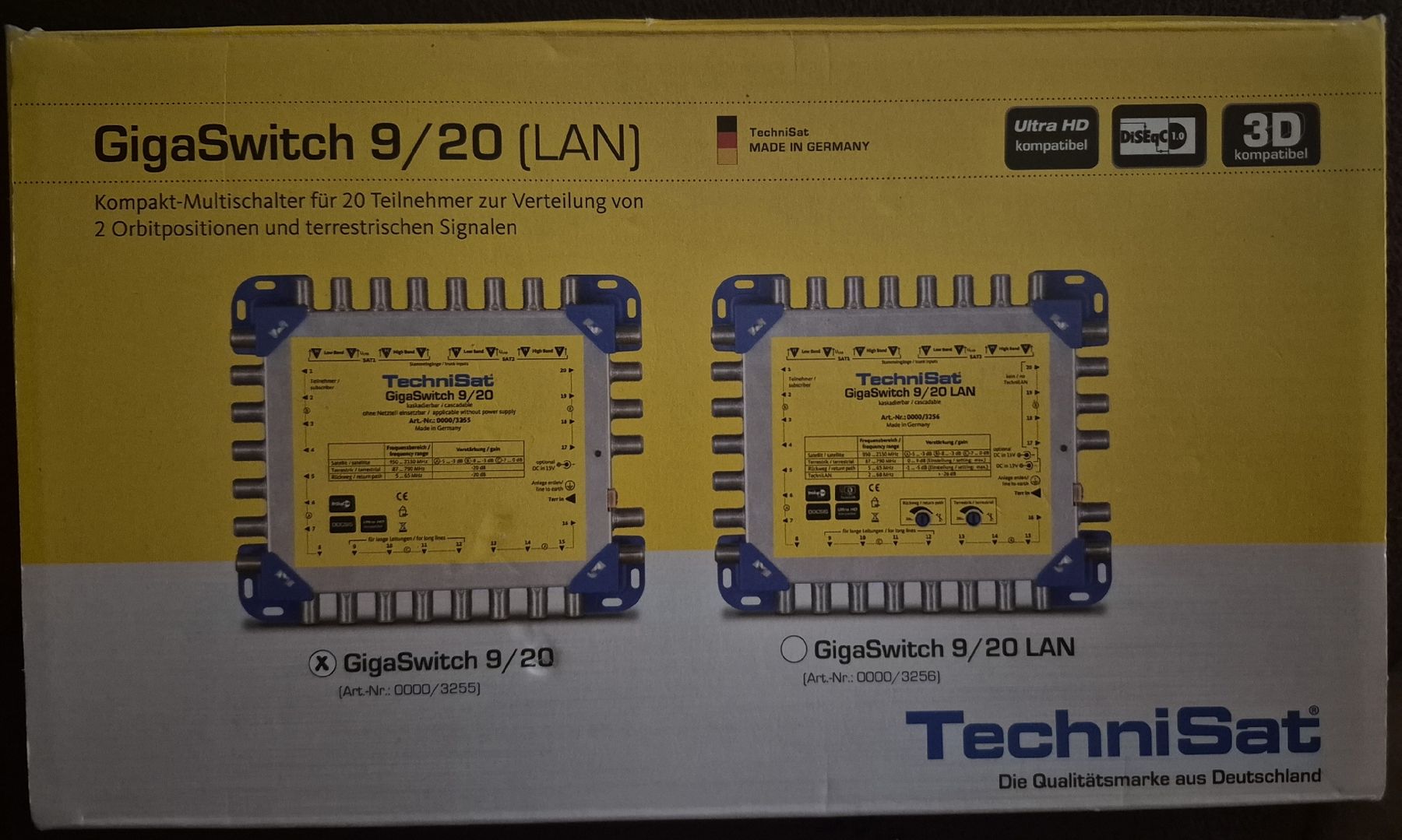 Amplificatori: TechniSat GigaSwitch 9/20 – Nuovo (secondo la descrizione) da Goldau venduto da Neocity