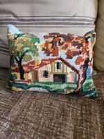 petit coussin senteur lavande points de croix vintage caneva
