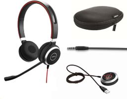 NEUES Jabra Evolve 40 UC Stereo Headset, USB A / 3.5 mm