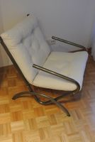 Sessel Metall Gestell weiss  gebrauchte Zustand