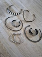 Colliers et bracelets anciens set 6 pièces ornemental.
