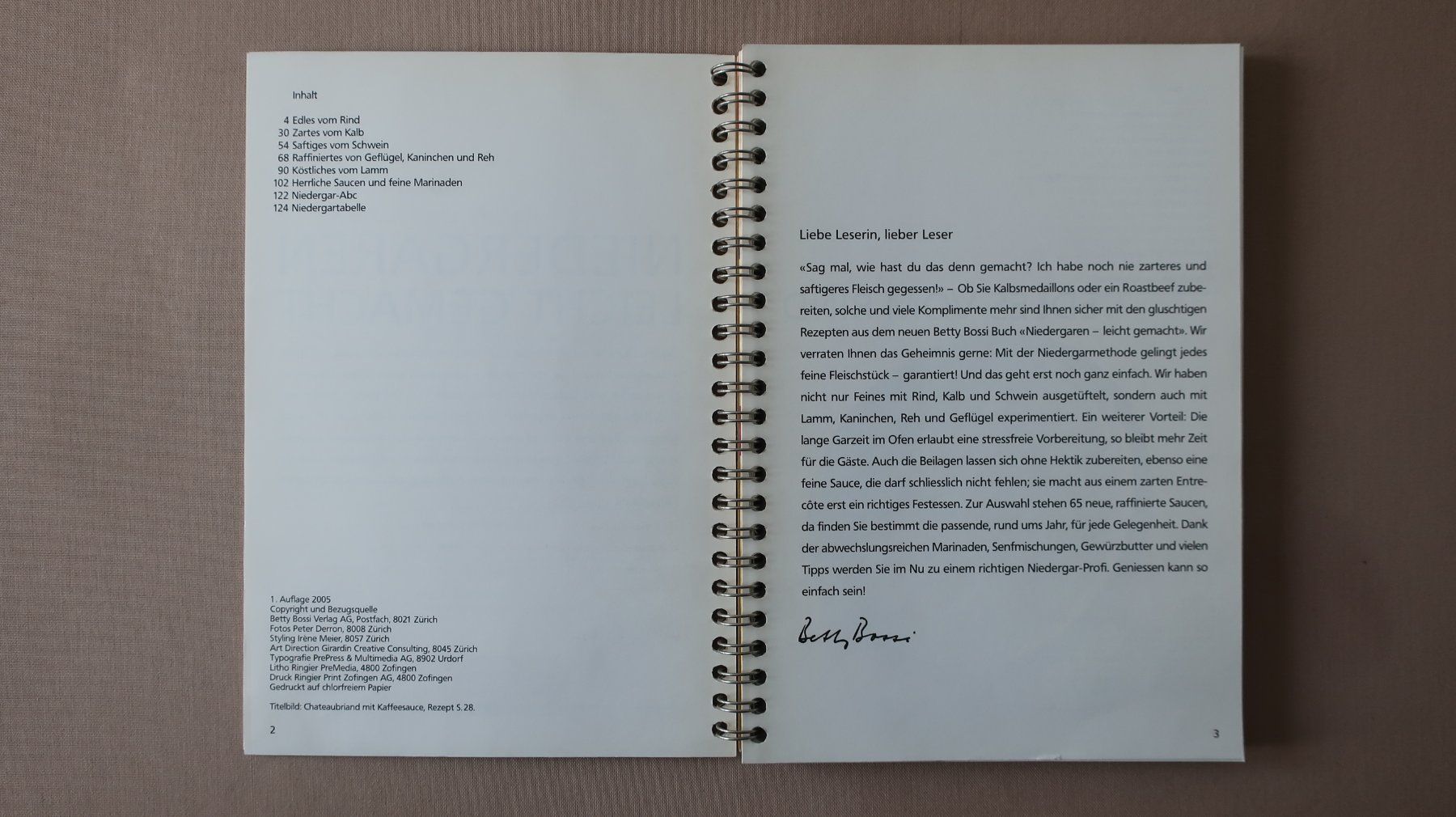 Libri: Betty Bossi - Kochbücher – Nuovo (secondo la descrizione) da Oberburg venduto da Lochbachweier 5