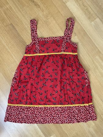 Pou dou dou Japan Sommer Kleid, Gr. S, rot geblümt,