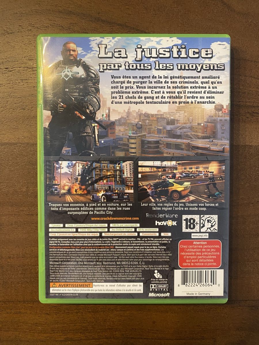 Microsoft Spiele: Crackdown für Xbox 360 – Gebraucht aus Thunstetten von Virus_33 2