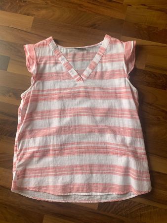 Herziges Sommer Top von Street One, weiss rot, Gr 36